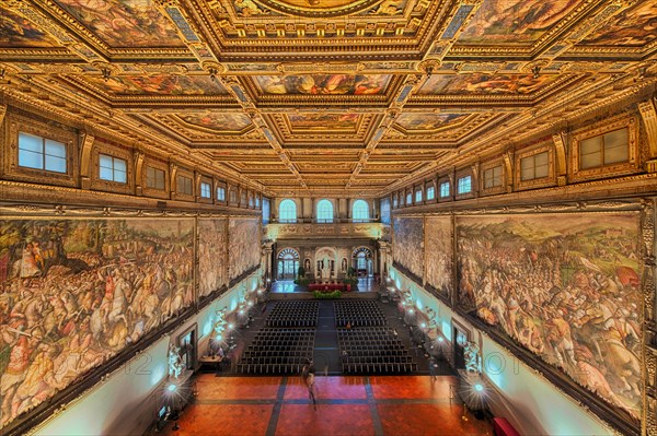 Palazzio Vecchio Interior Florence Italy