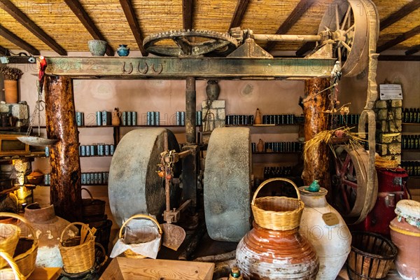 Old oil mill, Archangelos, Rhodes, Greece, Europe