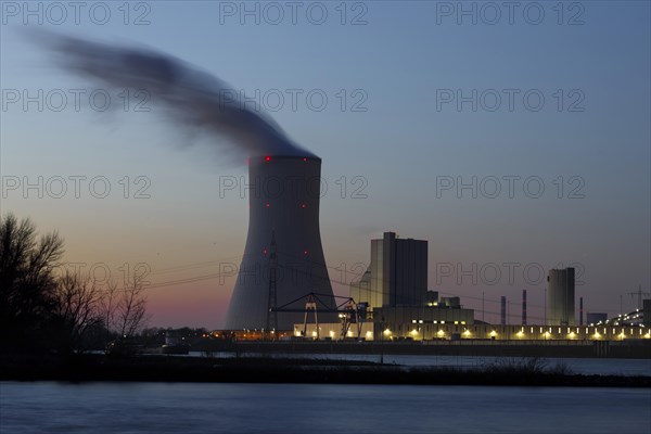 STEAG Walsum combined heat and power plant, hard coal-fired power plant on the Rhine