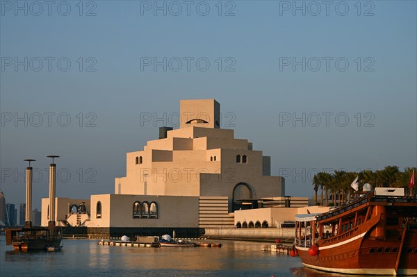 Museum of Islamic Art by the Archtics Ieoh Ming Pei and Jean-Michel Wilmotte, Doha, Qatar, Asia