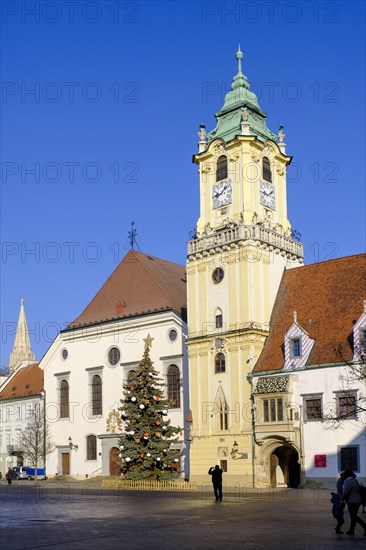 Old Town Hall on the Main Square, Bratislava, Bratislava, Slovakia, Europe