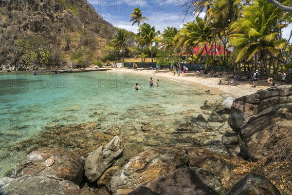 Plage du Pain de sucre beach, Terre-de-Haut island, Les Saintes, Guadeloupe, Caribbean, France, North America