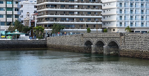 Puente de las bolas, Arrecife, Lanzarote, Canary Islands, Spain, Europe