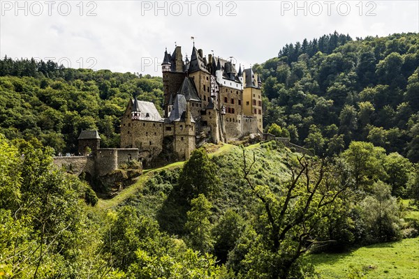 Eltz Castle, Wierschem, Moselle, Rhineland-Palatinate, Germany, Europe