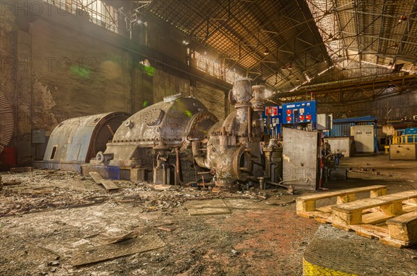 Hall, Haut Fourneau B, Liege, Belgium, Europe