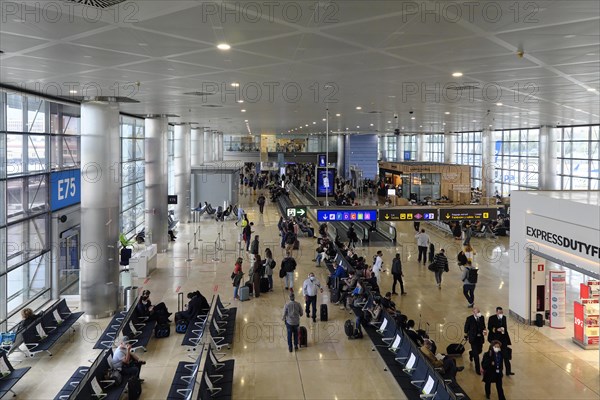 View of Terminal 2 at Adolfo Suarez Madrid-Barajas Airport, Madrid, Spain, Europe