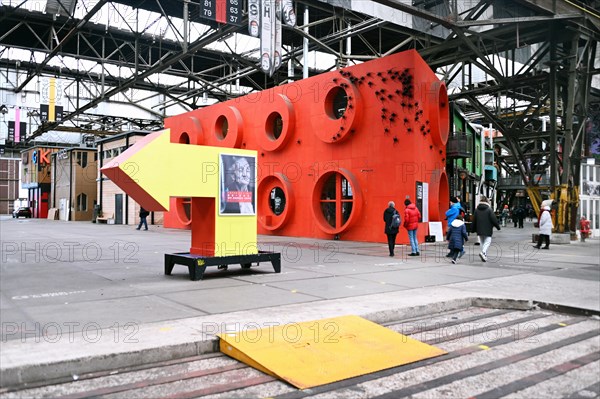 Shipyard hall NDSM Plein, Amsterdam, Netherlands