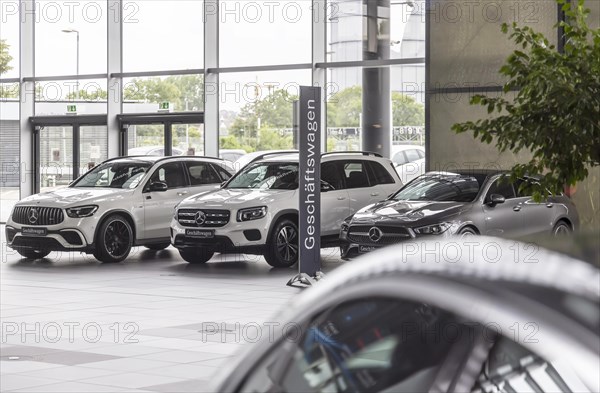 Business car, used car, Mercedes branch Stuttgart, Baden-Wuerttemberg, Germany, Europe