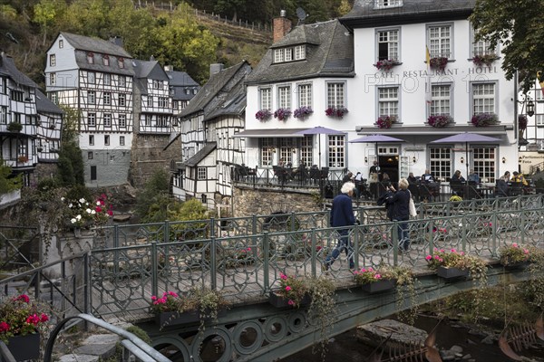 Historic Old Town, North Eifel, Monschau, North Rhine-Westphalia, North Rhine-Westphalia, Germany, Europe