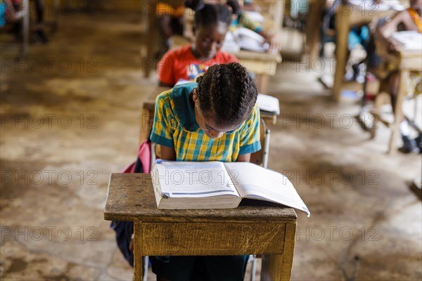 Theme: School children in Africa., Krokrobite, Ghana, Africa