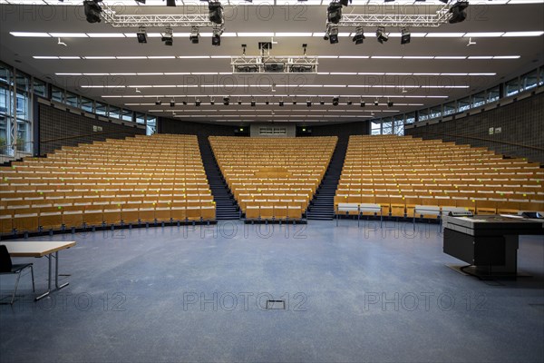 Audimax of the Technical University of Dortmund, TU, lecture hall, lecture, study, study, Dortmund, North Rhine-Westphalia, Germany, Europe