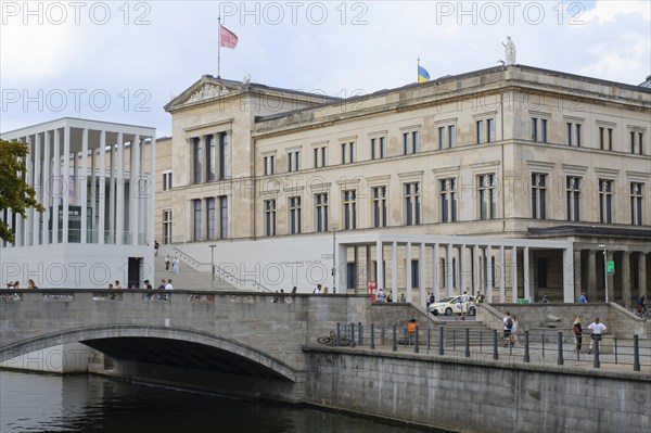 James Simon Gallery and New Museum, Museum Island, Berlin, Germany, Europe