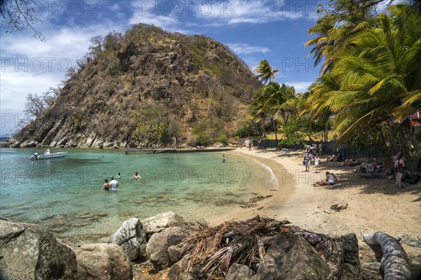 Plage du Pain de sucre beach, Terre-de-Haut island, Les Saintes, Guadeloupe, Caribbean, France, North America