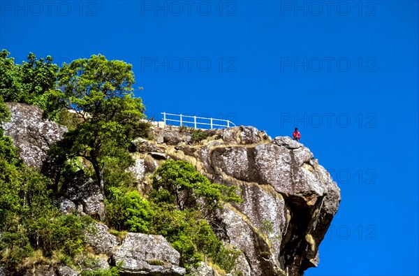 Dolphins Nose view in Coonoor, Nilgiris, Tamil Nadu, South India, Asia. Dolphins Nose is an enormous rock formation that is entirely unique