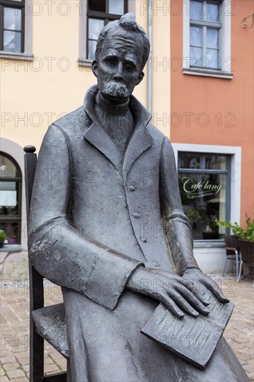 Nietzsche Monument on the Holzmarkt in Naumburg, Naumburg