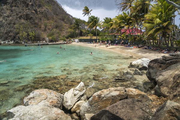 Plage du Pain de sucre beach, Terre-de-Haut island, Les Saintes, Guadeloupe, Caribbean, France, North America