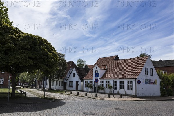 Museum Island Luettenheid in Heide, here the Brahms House or ancestral home of the Brahms family, Heide