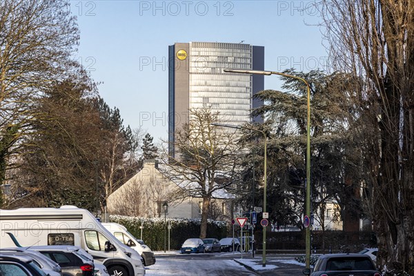 ARAG Corporate Headquarters, Winter, Duesseldorf, North Rhine-Westphalia, Germany, Europe