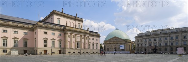 German State Opera and St Hedwig's Cathedral, Bebelplatz, Berlin, Germany, Europe