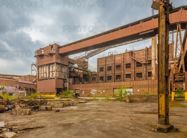 Conveyor belt, Haut Fourneau B, Liege, Belgium, Europe