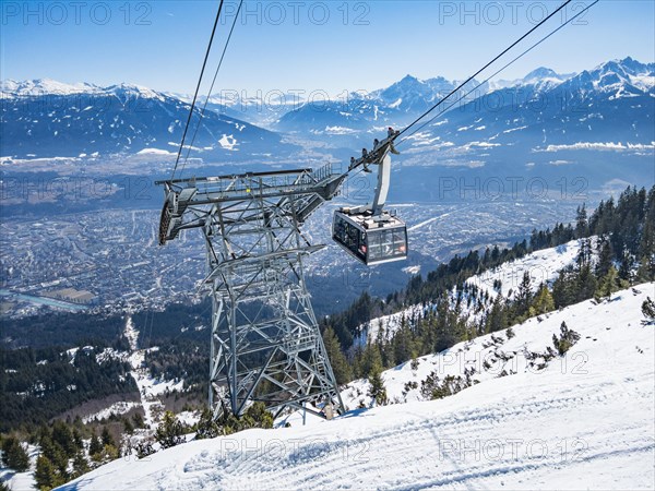 Seegrubenbahn, Nordkette ski area Innsbruck, Tyrol