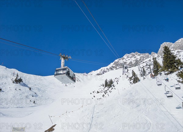 Seegrubenbahn, Nordkette ski area Innsbruck, Tyrol