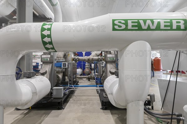 Denver, Colorado, Raw sewage is used to heat and cool buildings at the National Western Center and the Colorado State University Spur campus. The system, operated by Centrio Energy, runs Denver sewage through a heat exchanger