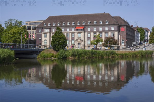 Kleiner Kiel Sparkasse building, Kiel, state capital, Schleswig-Holstein, Germany, Europe