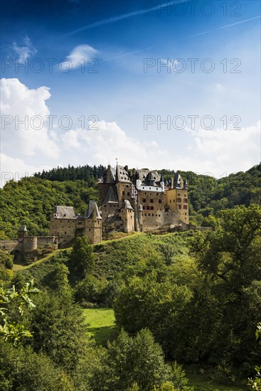 Eltz Castle, Wierschem, Moselle, Rhineland-Palatinate, Germany, Europe