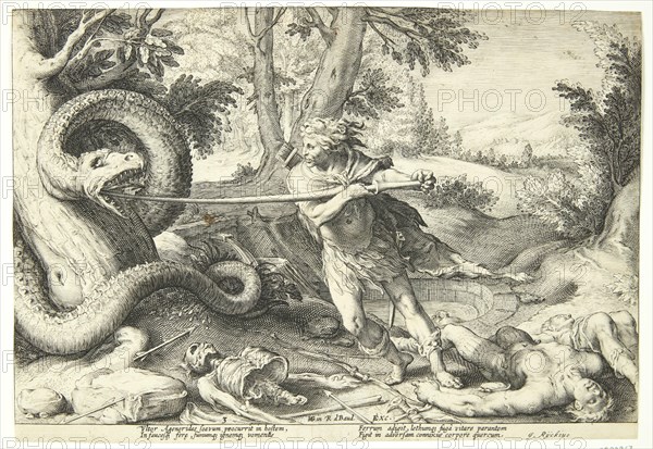 Kadmus slays the dragon