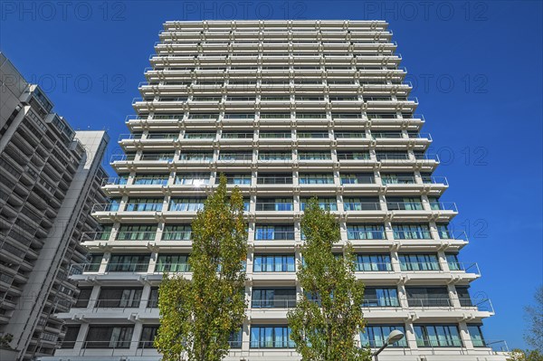 High-rise buildings in the former Olympic Village