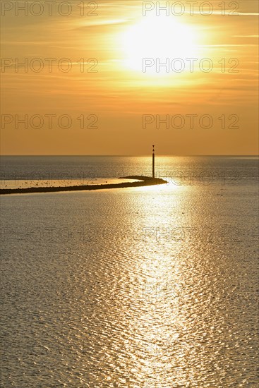 Sunset over the Wadden Sea