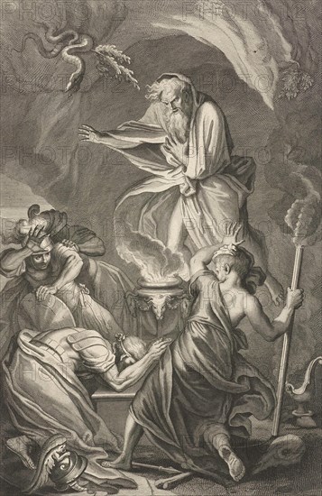 Saul with the Witch of Endor