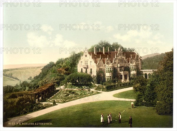 Altenstein Castle near Bad Liebenstein in the Wartburg district of Thuringia