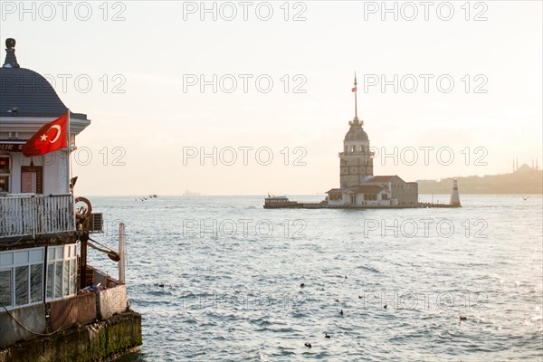 View from Maiden's Tower in evening