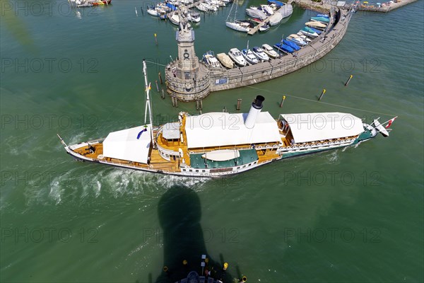 The historic paddle steamer HOHENTWIEL