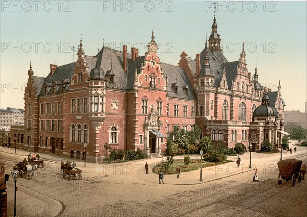 National Library in Leipzig in Saxony