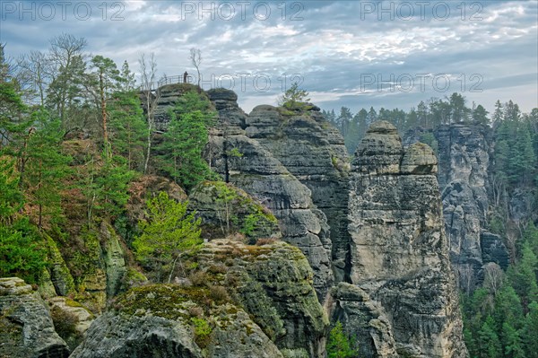 Rock formation view Ferdinandstein