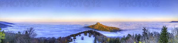 Hohenzollern Castle in the fog