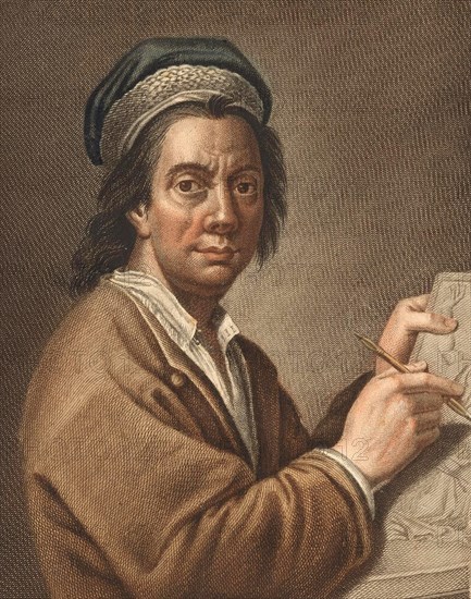 Portrait of artist Michelangelo Ricciolini