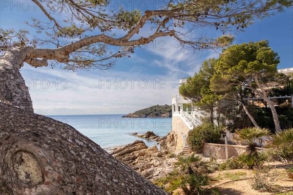 View of the sea from St. Elm in Majorca