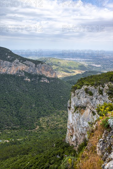 View over the mountains of Majorca