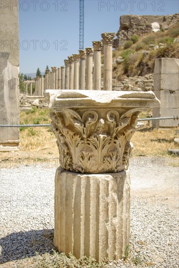 Ruins of the Ancient city of Ephesus in Turkey