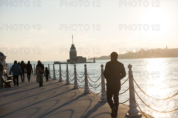 View from Maiden's Tower in evening