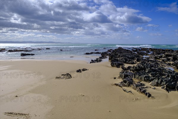 On the beach