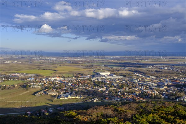 View over the Vienna Basin with Bad Voeslau