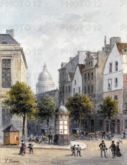 The last gables of the Rue de lEcole de Medecine