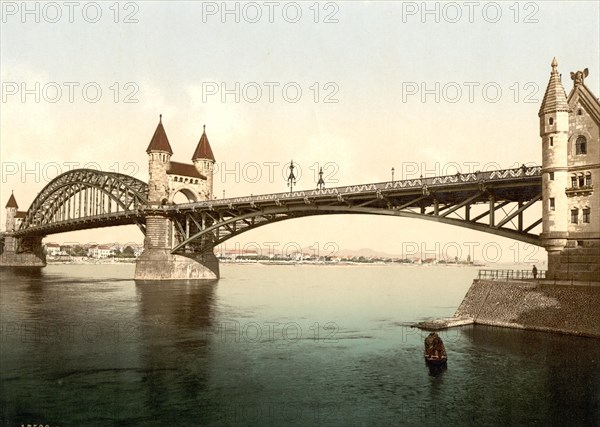 Rhine bridge in the Siebengebirge