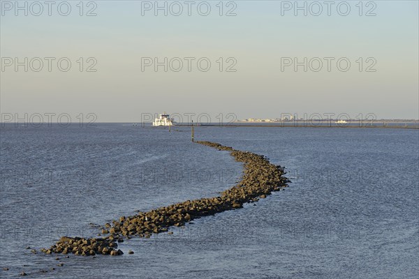 Stone groyne as coastal protection