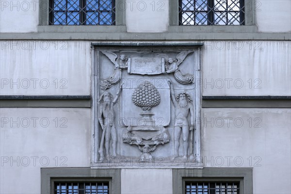 Relief of the Augsburg city coat of arms on the town hall